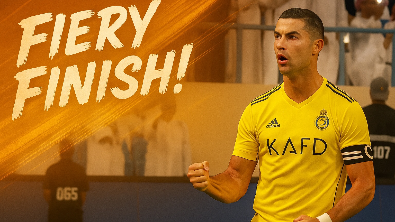 FIERY FINISH! CR7 sets Najran ablaze