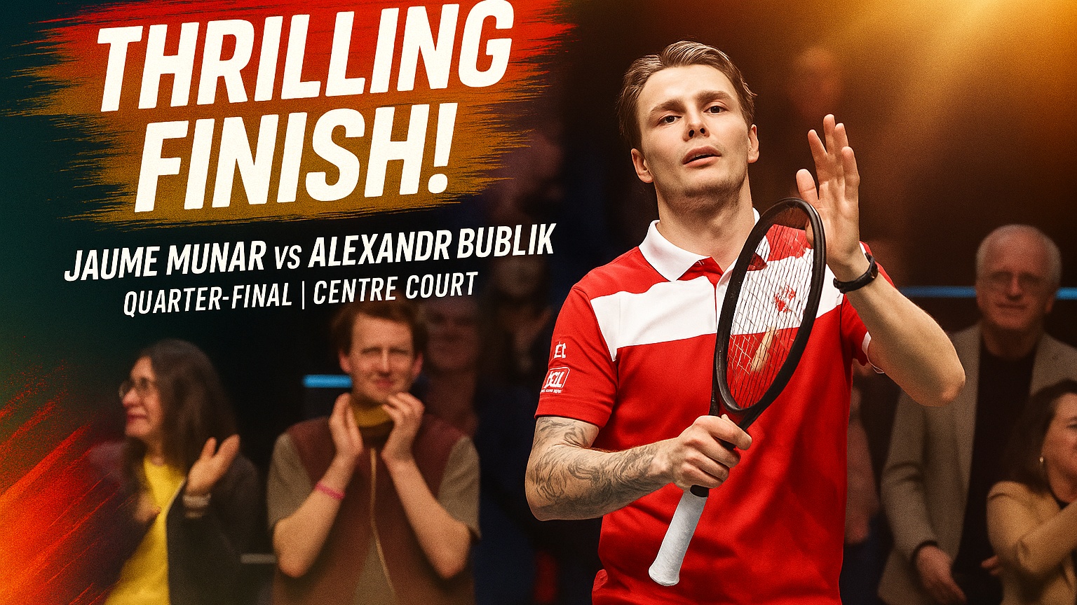Jaume Munar vs Alexander Bublik | Quarter-final | Centre Court