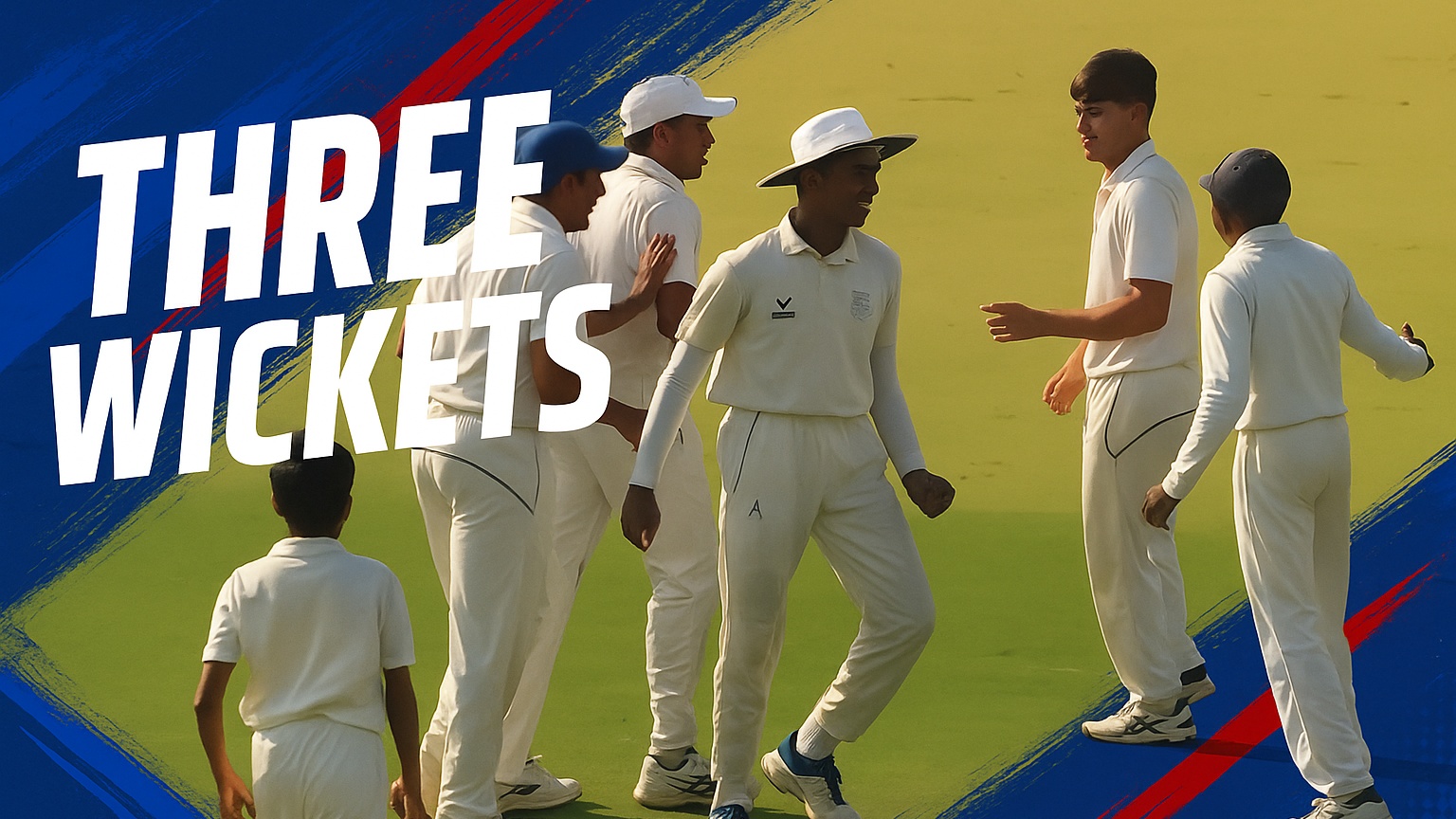 Mohammed Ali Khan's 3 for 30 | Match 1, Day 1