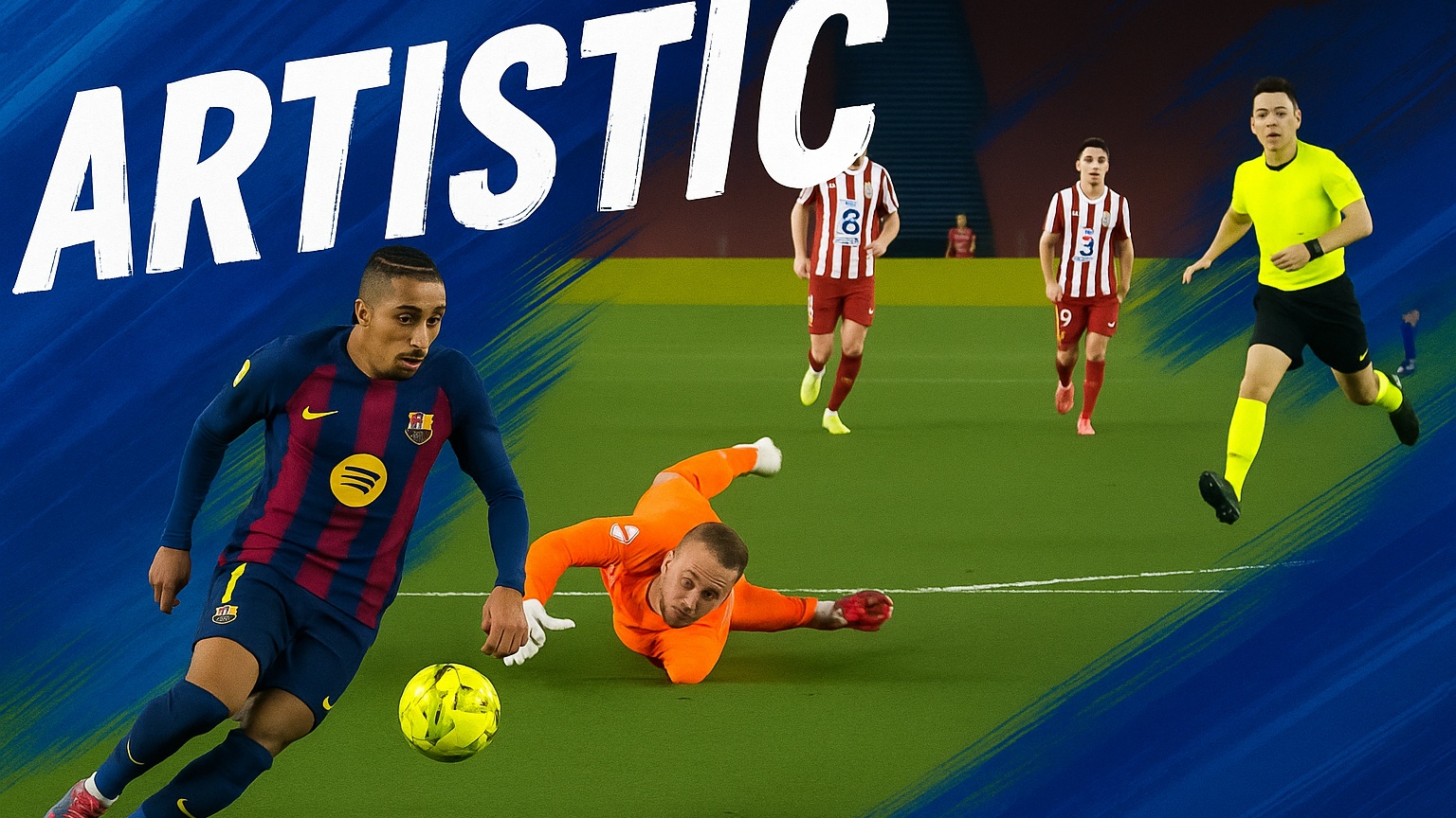 ARTISTIC! Raphinha dances past the keeper with a brilliant finish