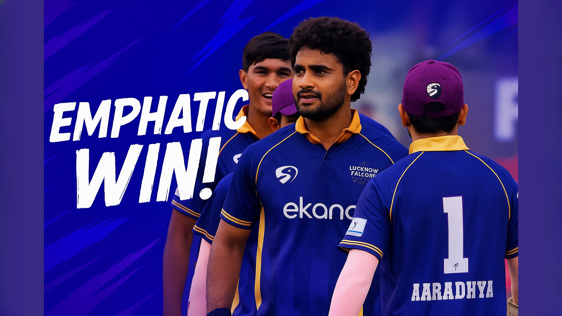 Lucknow Falcons beat Gaur Gorakhpur Lions by 24 runs