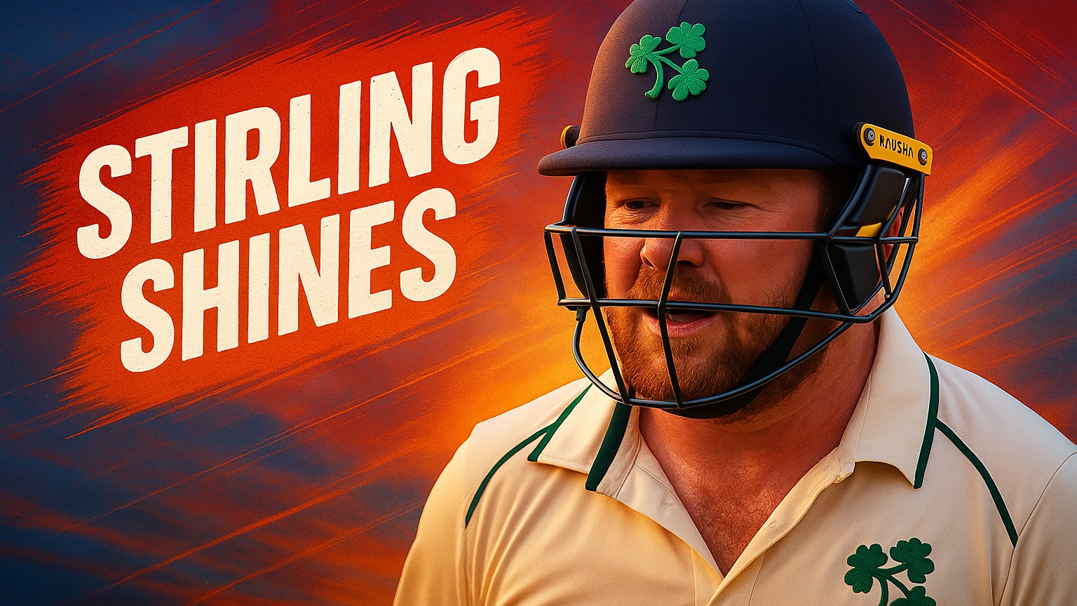 Paul Sterling's 60 off 76 | 1st Test, Day 1