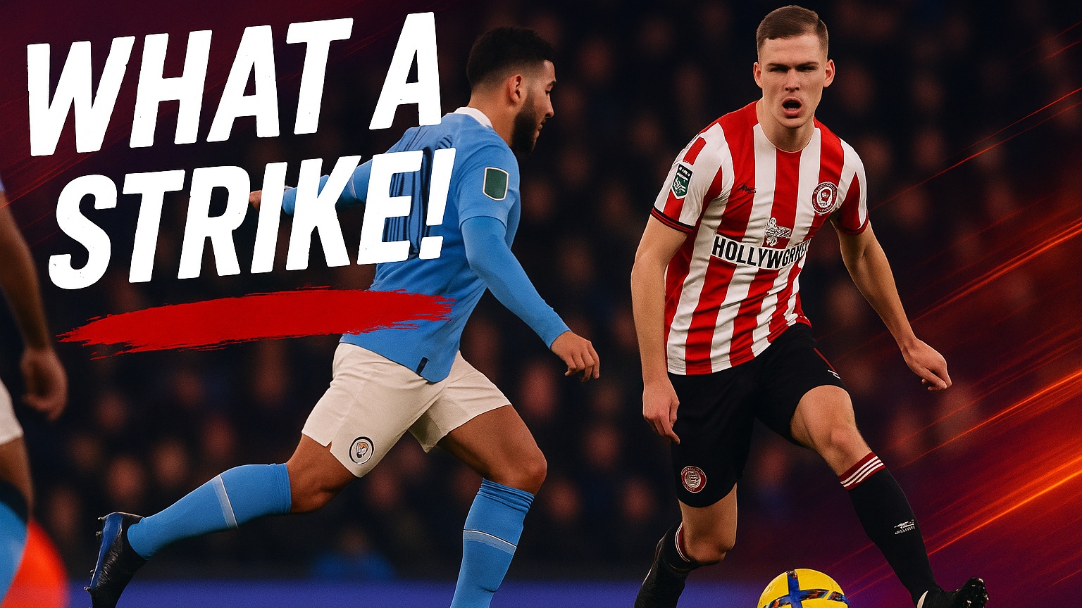 WHAT A STRIKE! Rayan Cherki tears the net with a fiery goal