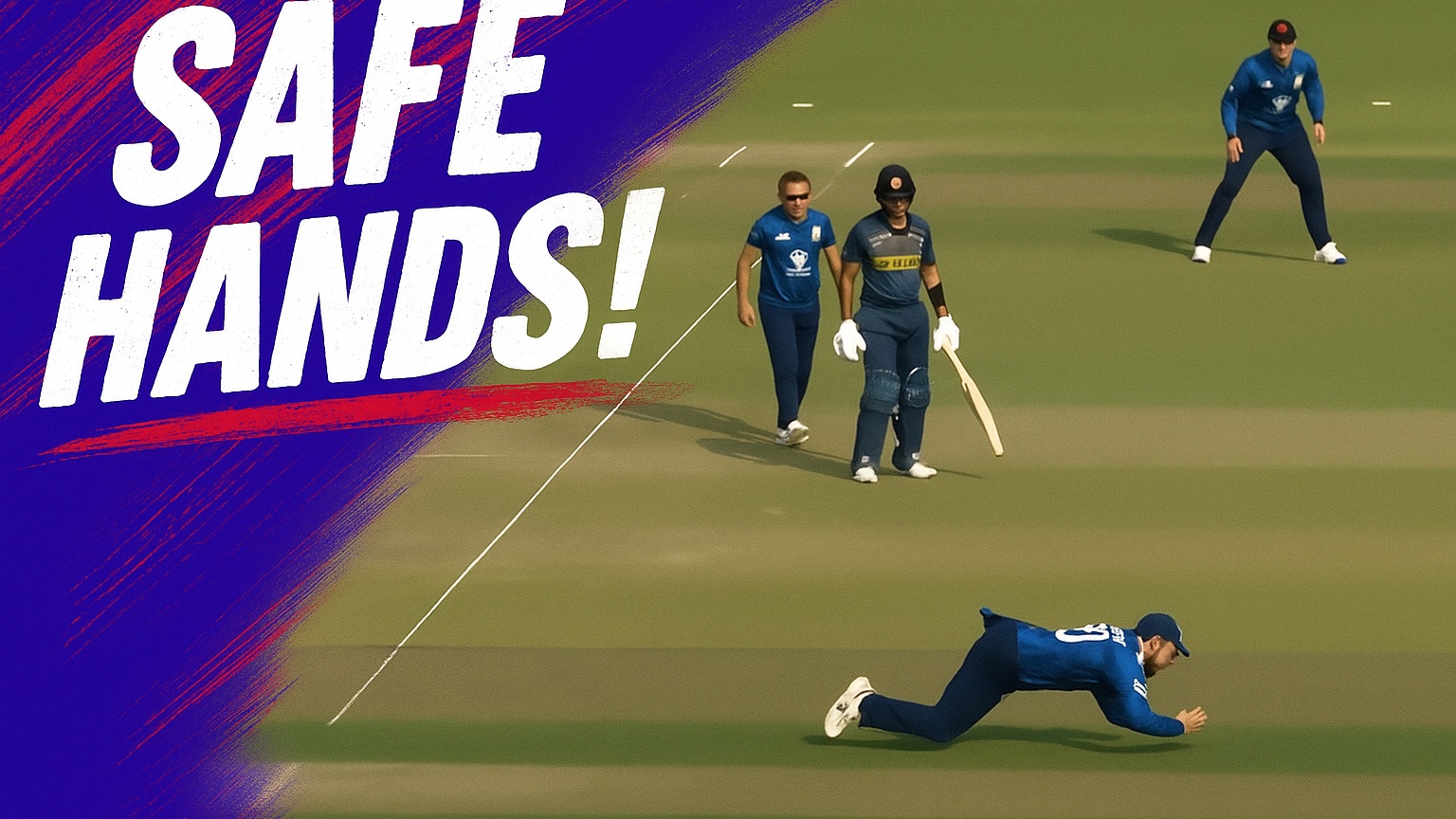 SAFE HANDS! Joe Root grabs a brilliant low catch