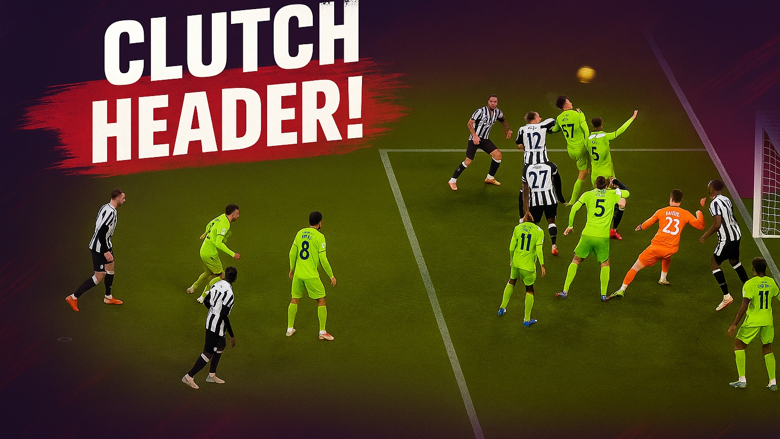 CLUTCH HEADER! Lewis Miley sends the Magpies into the semis