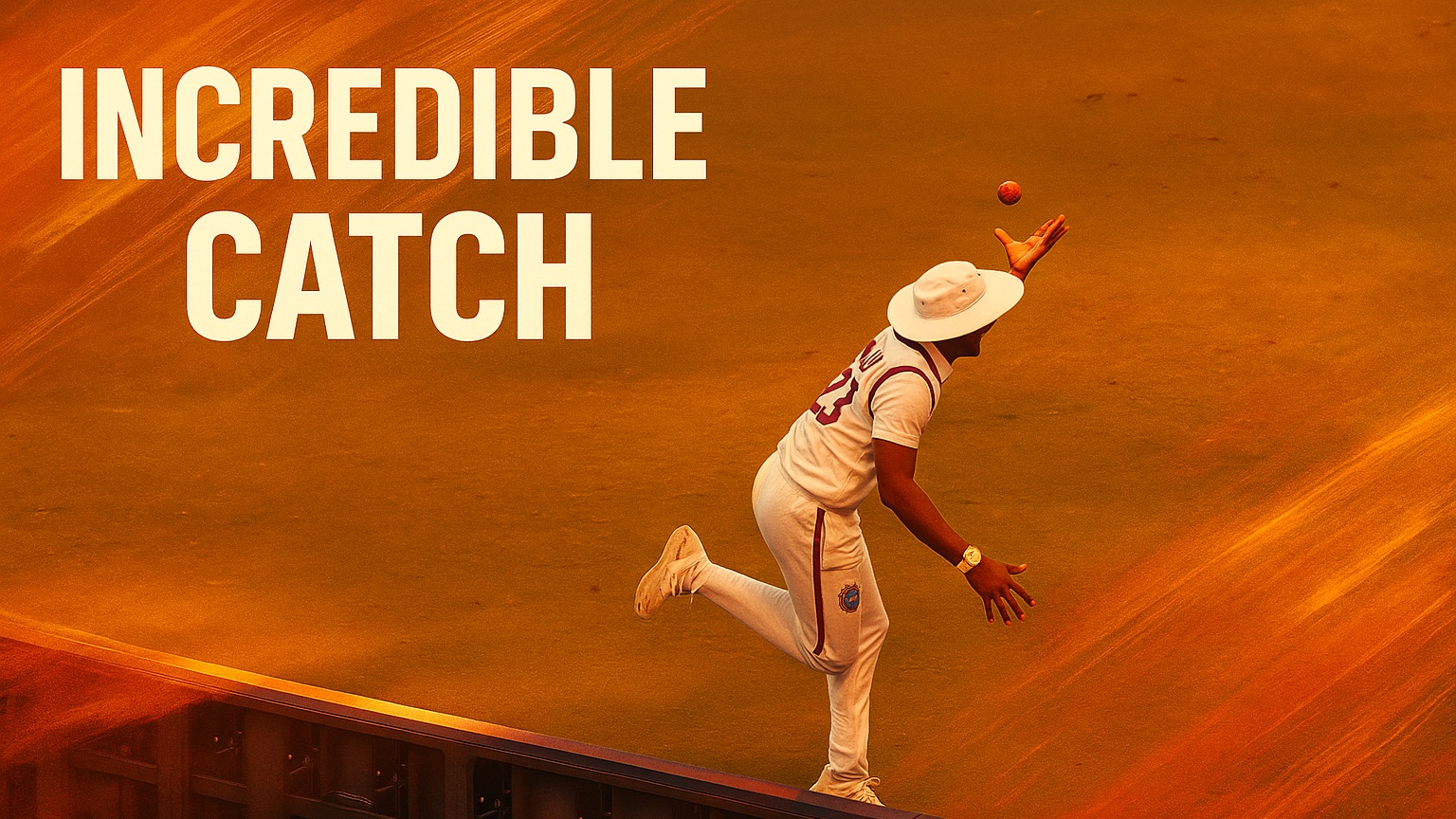 HEART-STOPPER! Seales's boundary-line screamer