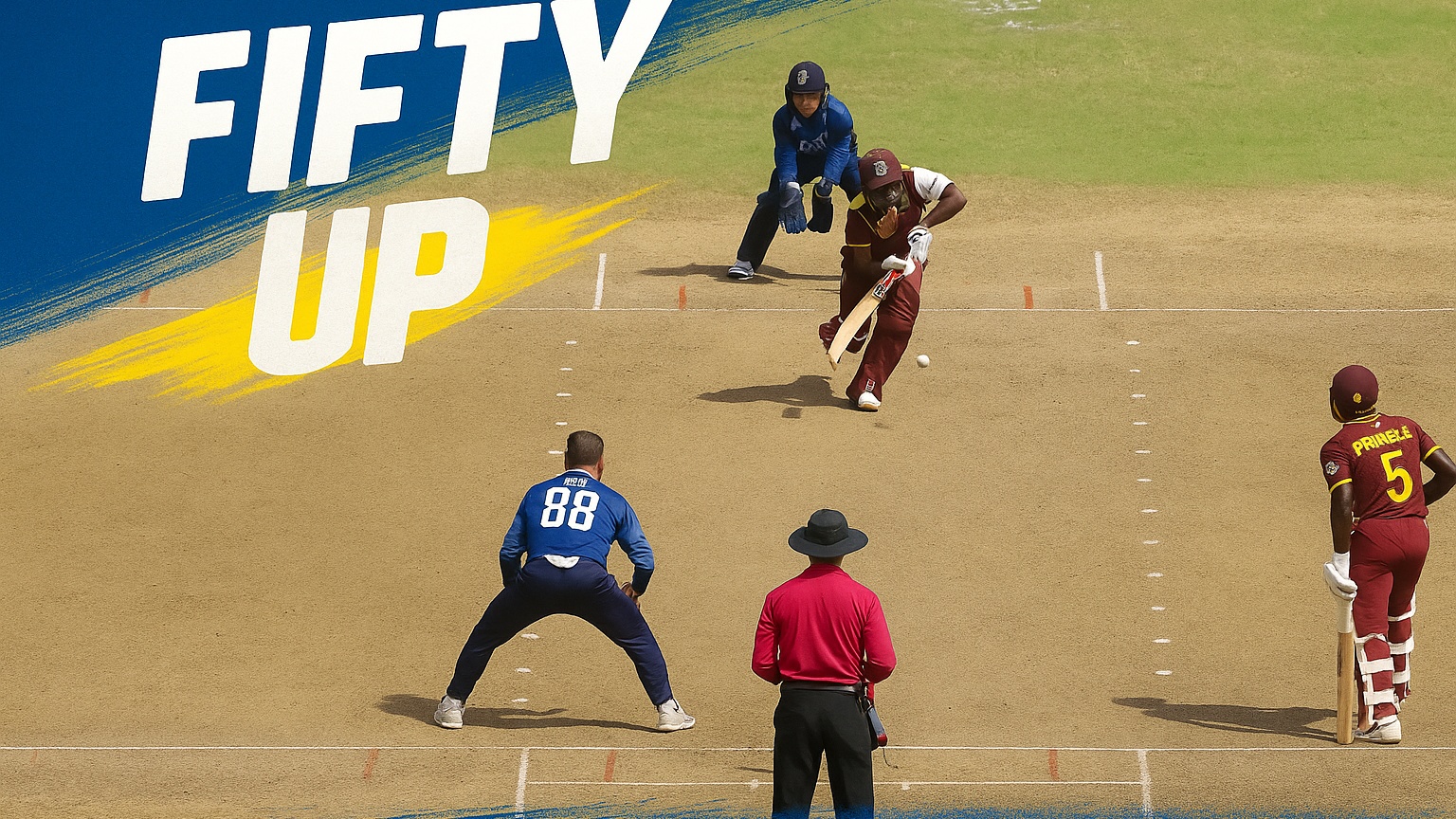 Tanez Francis's 51 off 72 | 4th Youth ODI