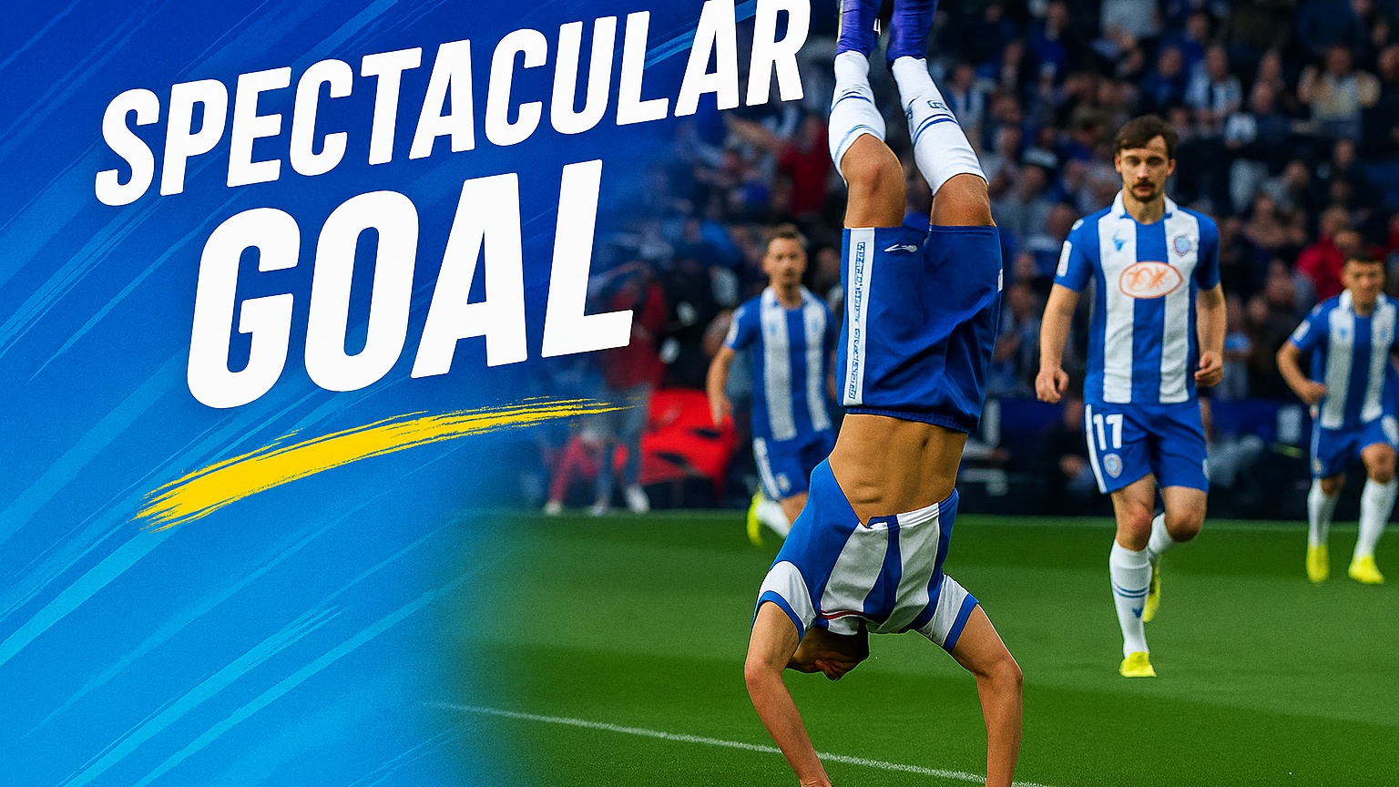 Backflip Brilliance! Tyrhys Dolan’s goal comes with style