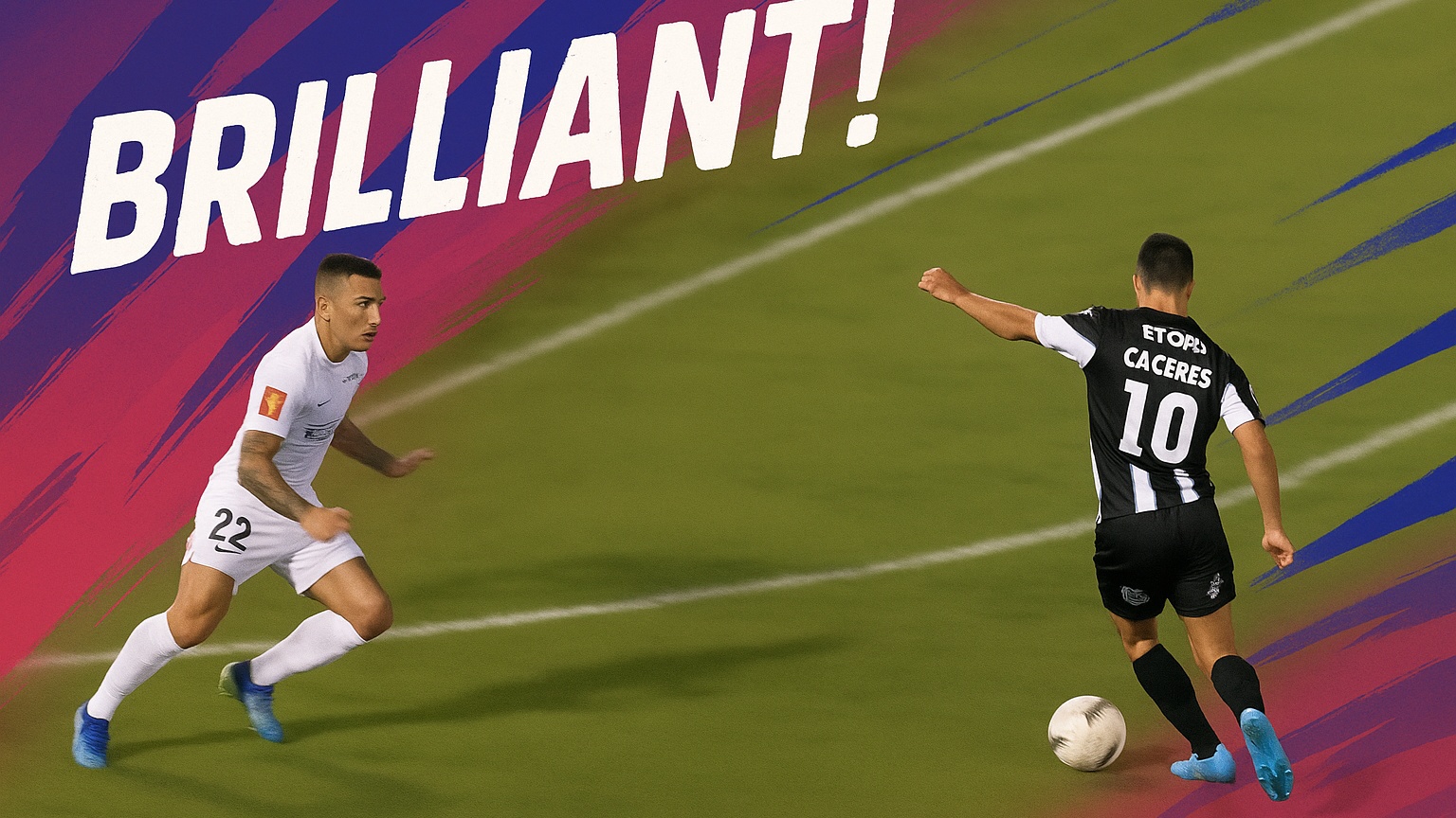 BRILLIANT! Anthony Caceres fires home a stunner