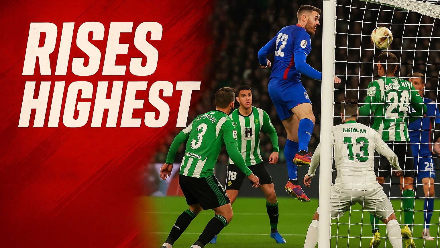 Hancko rises highest to put Atletico de Madrid in front