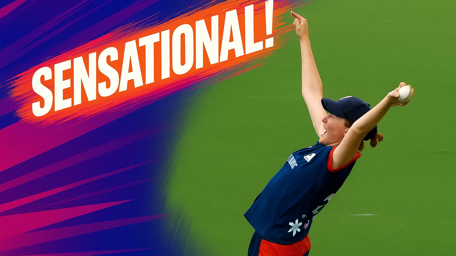 SENSATIONAL! Josie Penfold pulls off a one-handed stunner