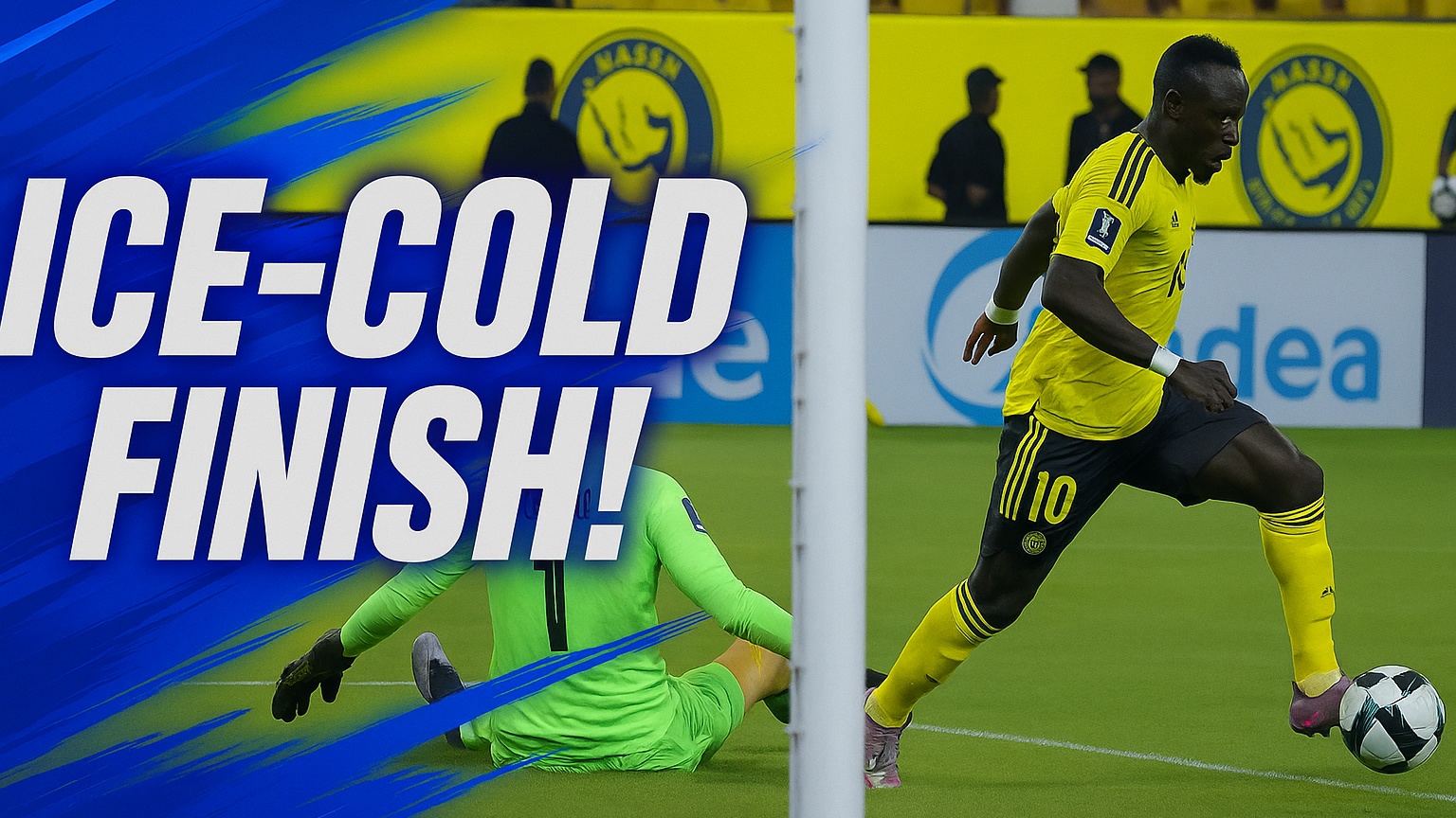 ICE-COLD FINISH! Sadio Mane left the keeper dazed