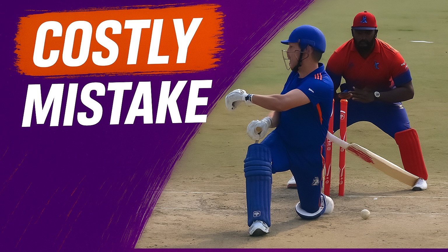Unintentional self-destruct at the crease ft. Shaun Marsh