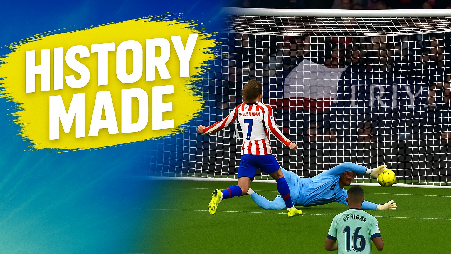 28 Seconds to History! Griezmann scored the fastest sub goal