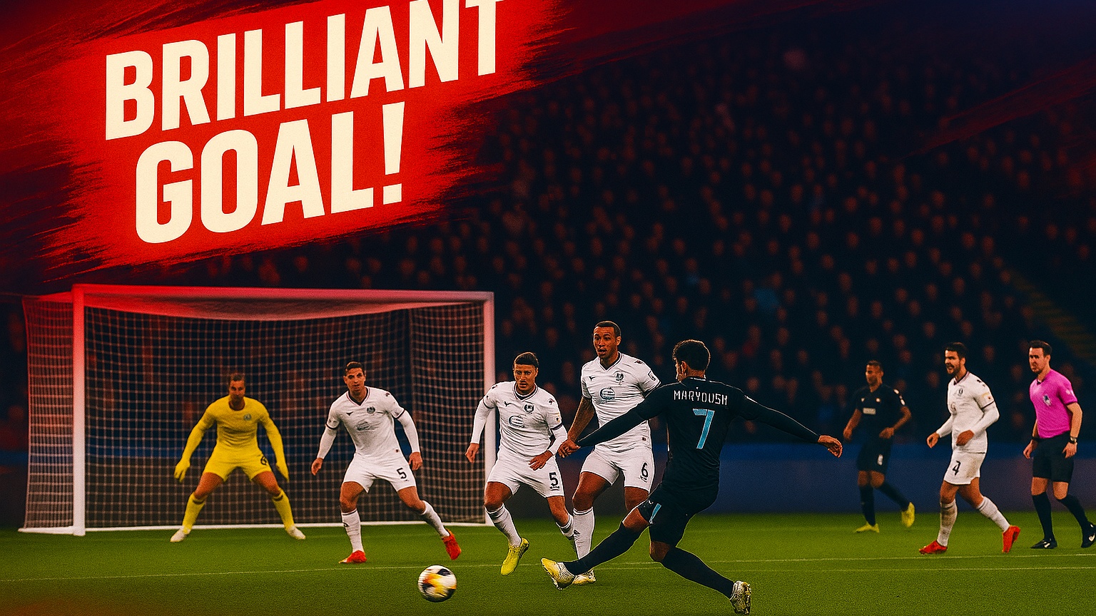 ABSOLUTE BANGER! Marmoush's sensational strike vs Swansea