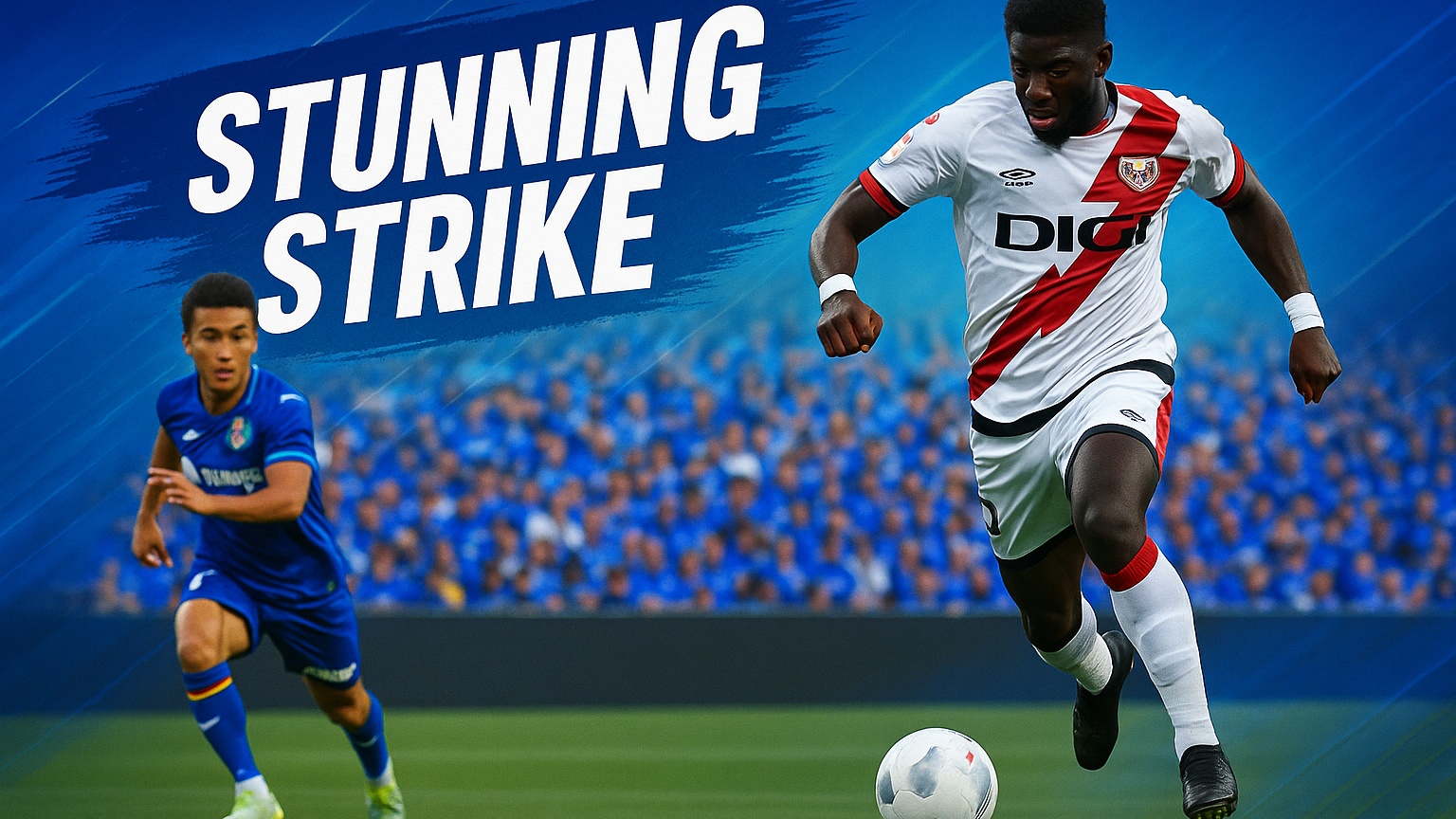 Nteka's stunning strike doubles the lead for Rayo Vallecano
