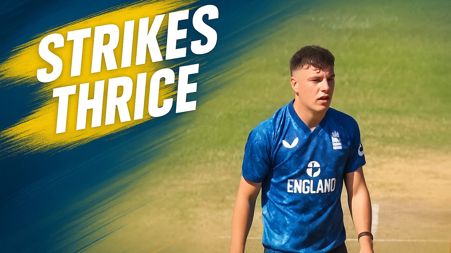 Jack Nelson's 3 for 26 | 3rd Youth ODI