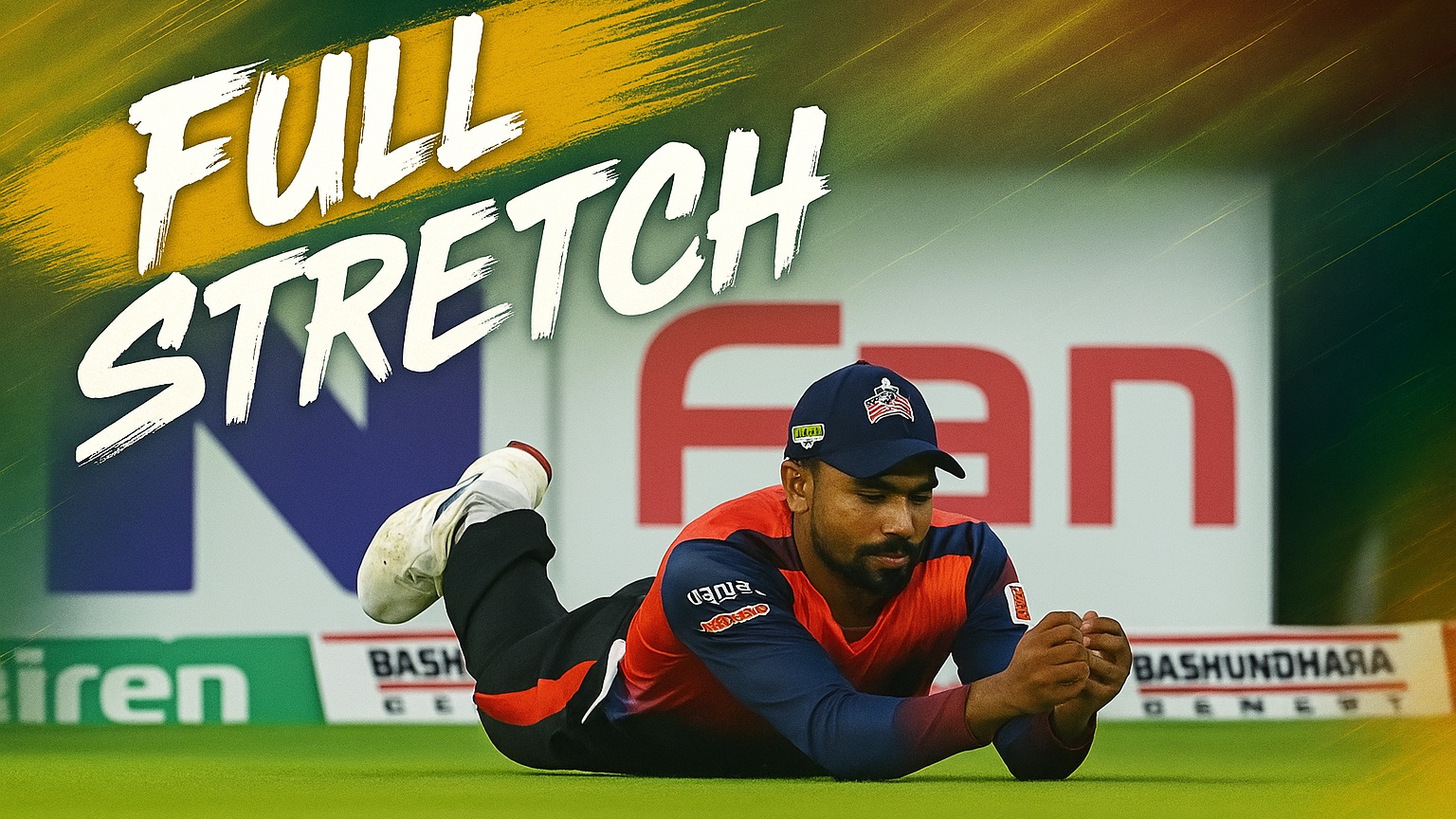 RUN, DIVE, HOLD! Shanto charges in to end Baig’s knock