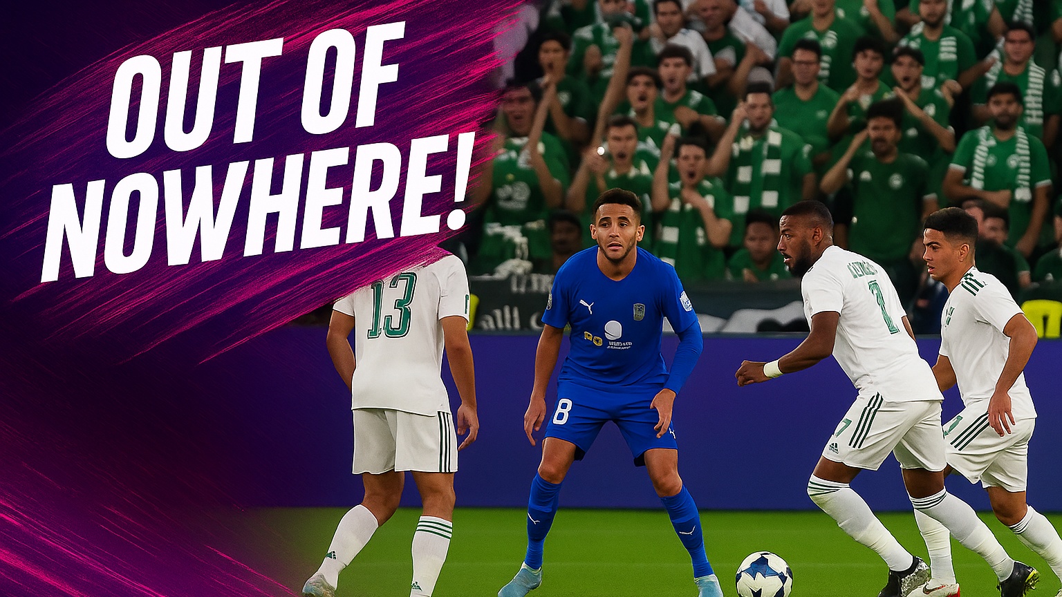OUT OF NOWHERE! Mahrez Stuns Al Duhail with a clinical finish 