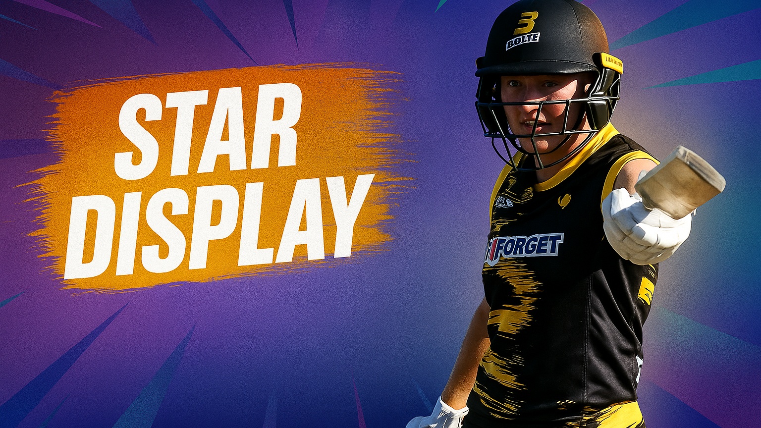 Rebecca Burns's 55 off 41 | Final