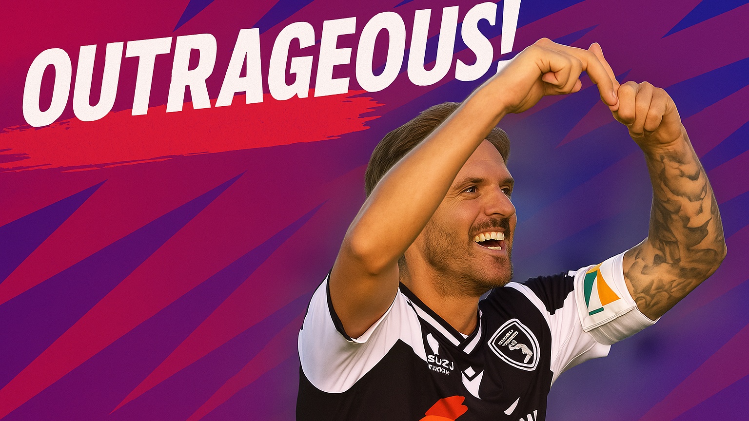 OUTRAGEOUS! Luke Brattan curls one in from 45 Metres