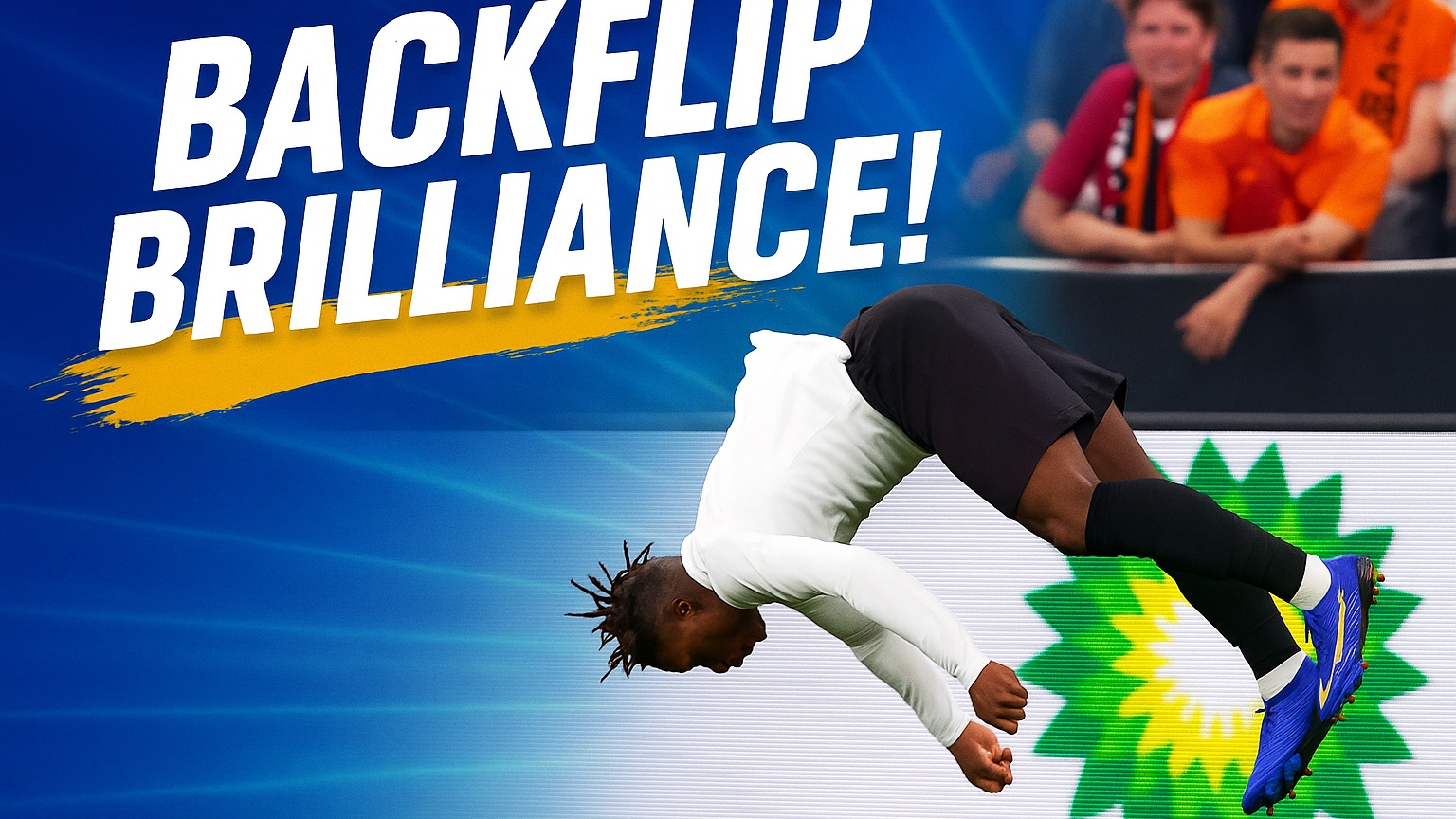 BACKFLIP BRILLIANCE! When the celebration outshines the goal