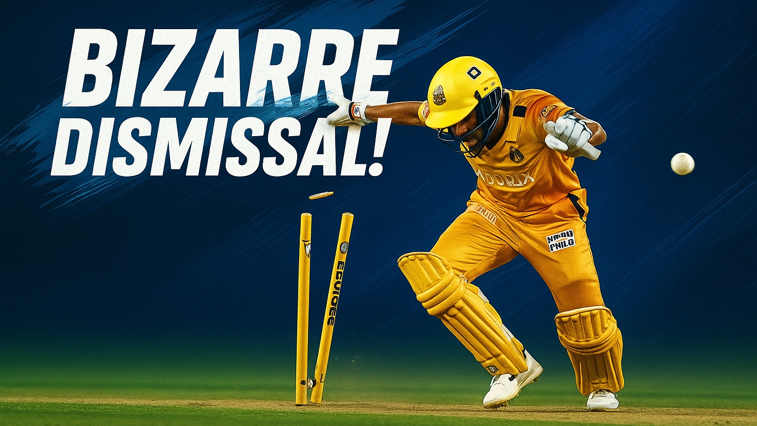 BIZARRE! Naren Saud hits own stumps against Karnali Yaks