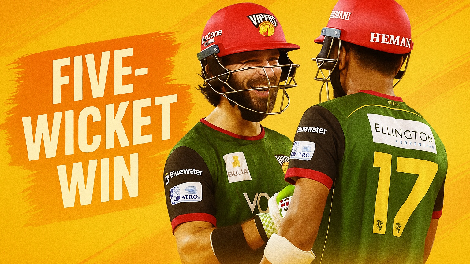 Desert Vipers beat Sharjah Warriorz by 5 wickets | Match 28