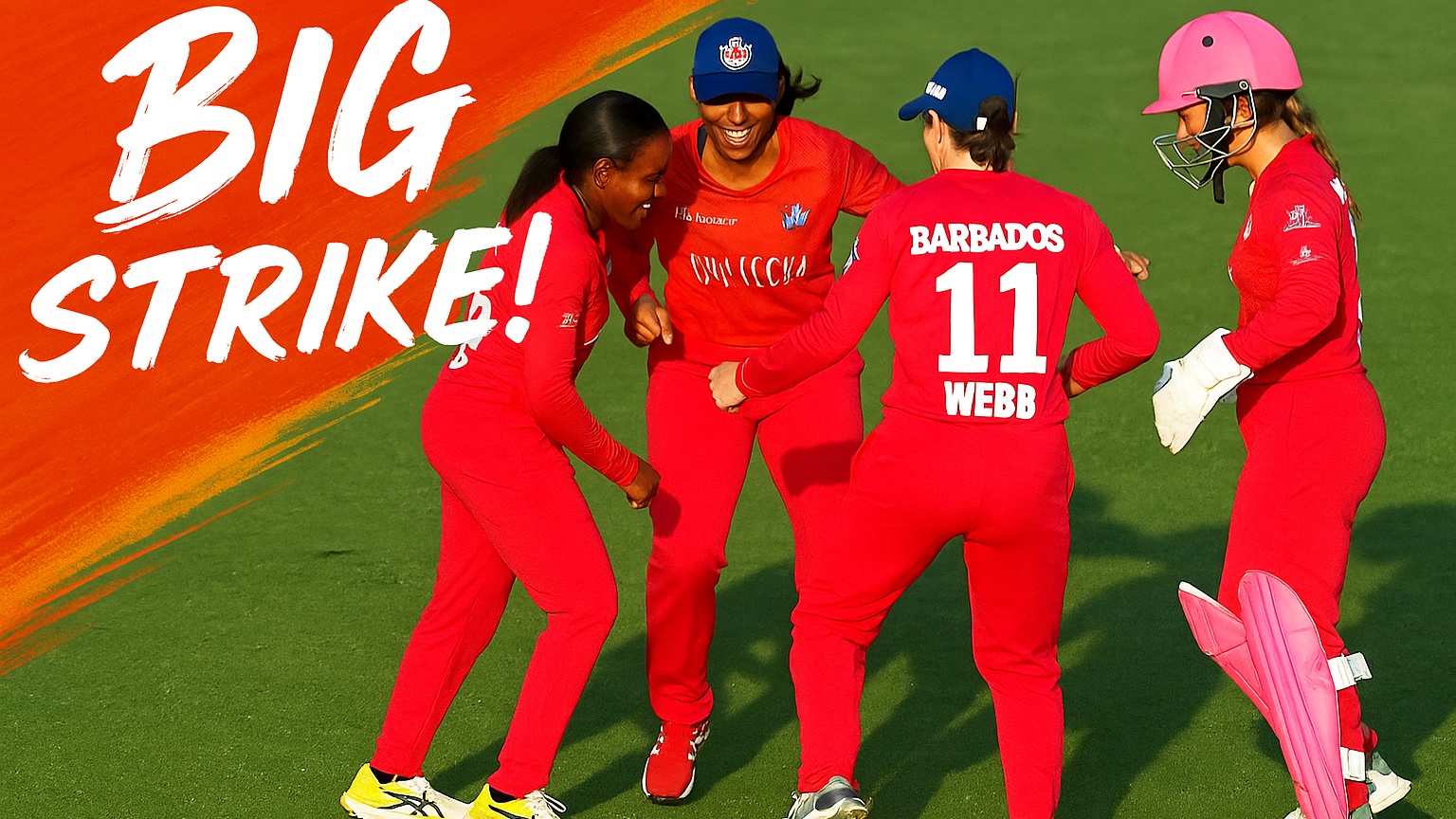 WW! Afy Fletcher struck big and broke into a dance