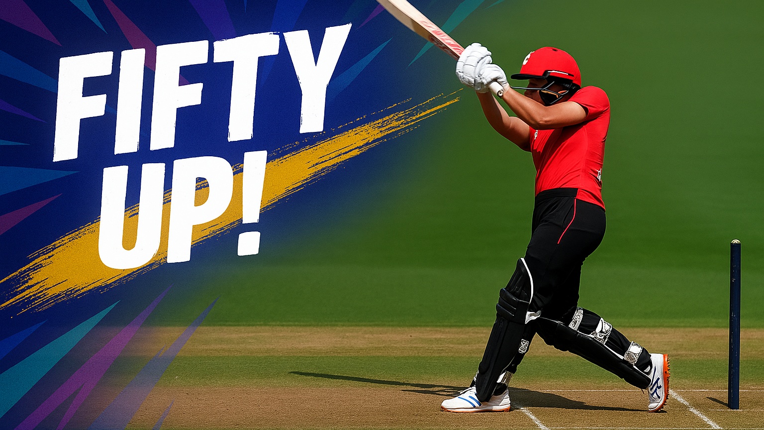 SCINTILLATING! Rosemary Mair gets to her fifty in style