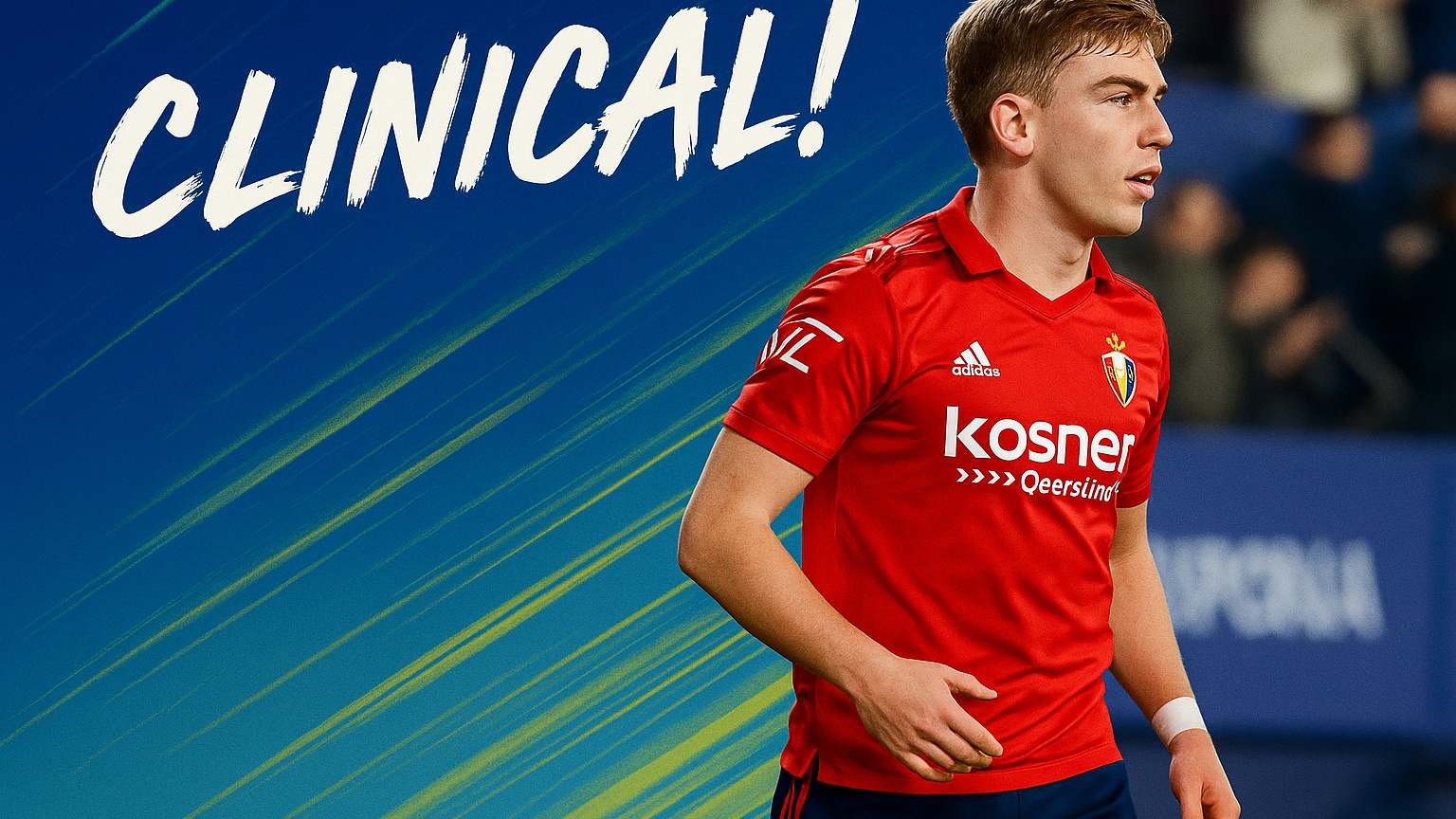 CLINICAL! Munoz gives Osasuna an early lead vs Levante