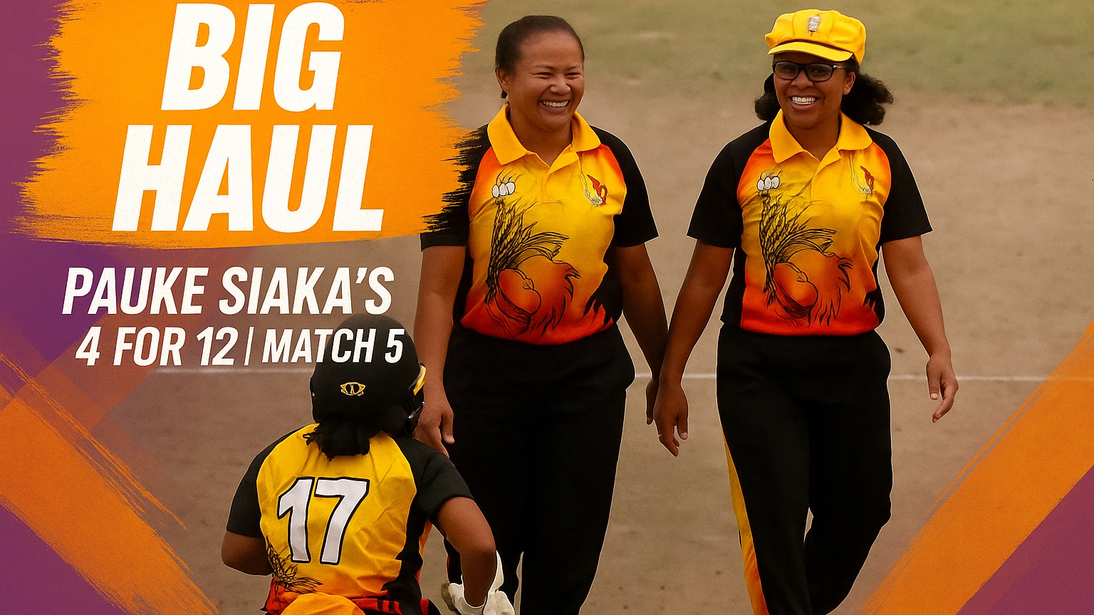 Pauke Siaka's 4 for 12 | Match 5