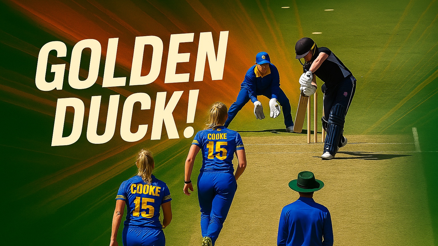 GOLDEN DUCK! Zoe Cooke cleans up Nicole Faltum
