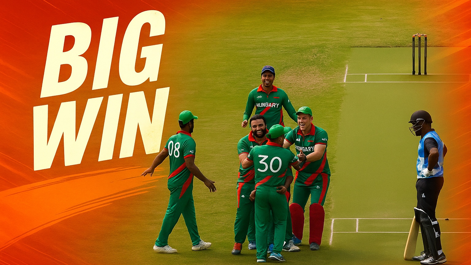Hungary beat Estonia by 6 runs | Match 8 
