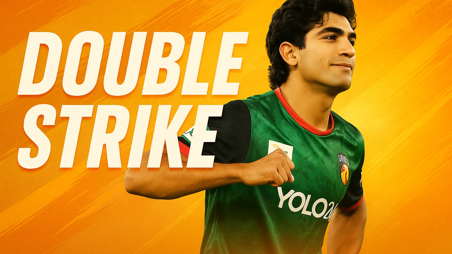 WOAH! Naseem Shah strikes twice in one over