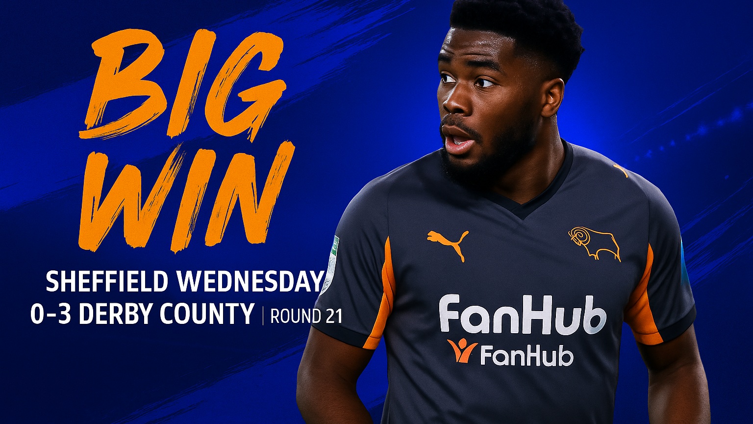 Sheffield Wednesday 0-3 Derby County | Round 21