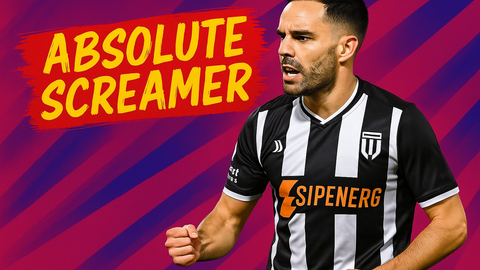 ABSOLUTE SCREAMER! Anthony Caceres with a thunderous strike