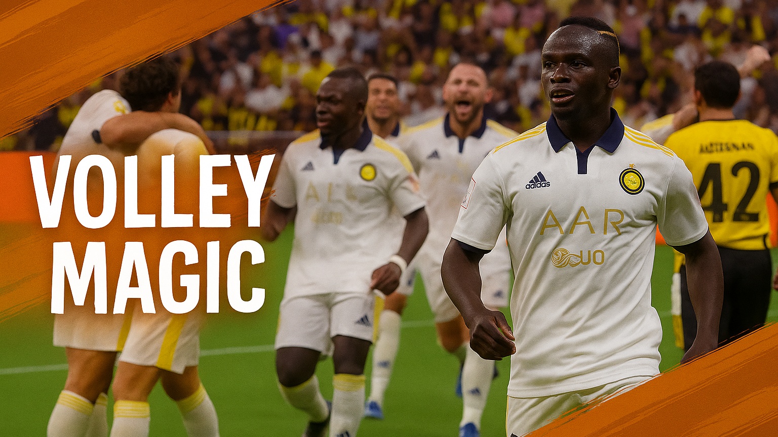 Volley Magic! Mane rattled the keeper with a cracking goal