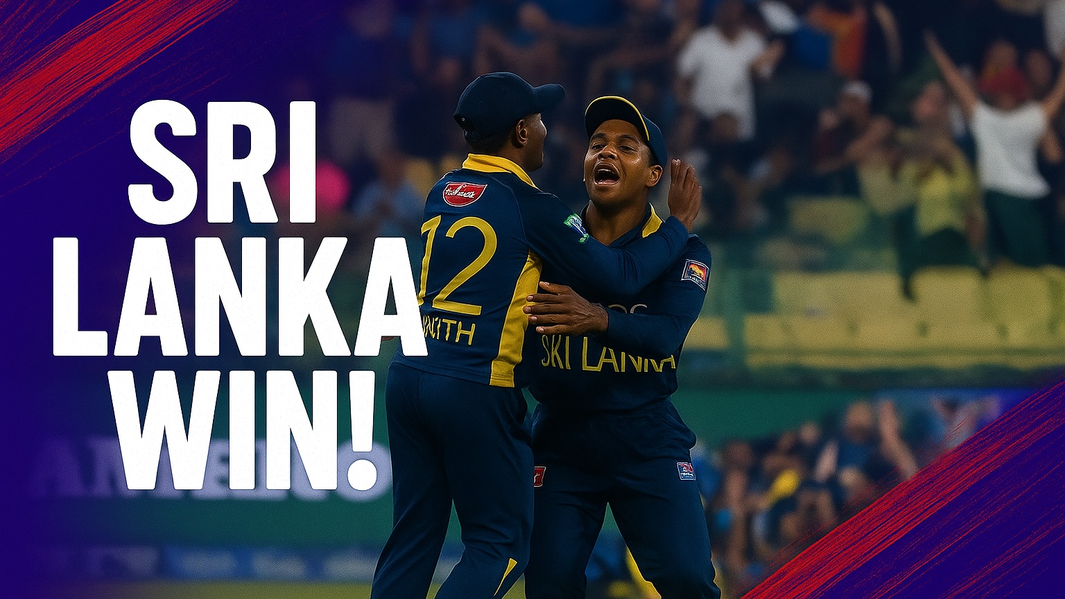 Sri Lanka beat England by 19 runs | 1st ODI