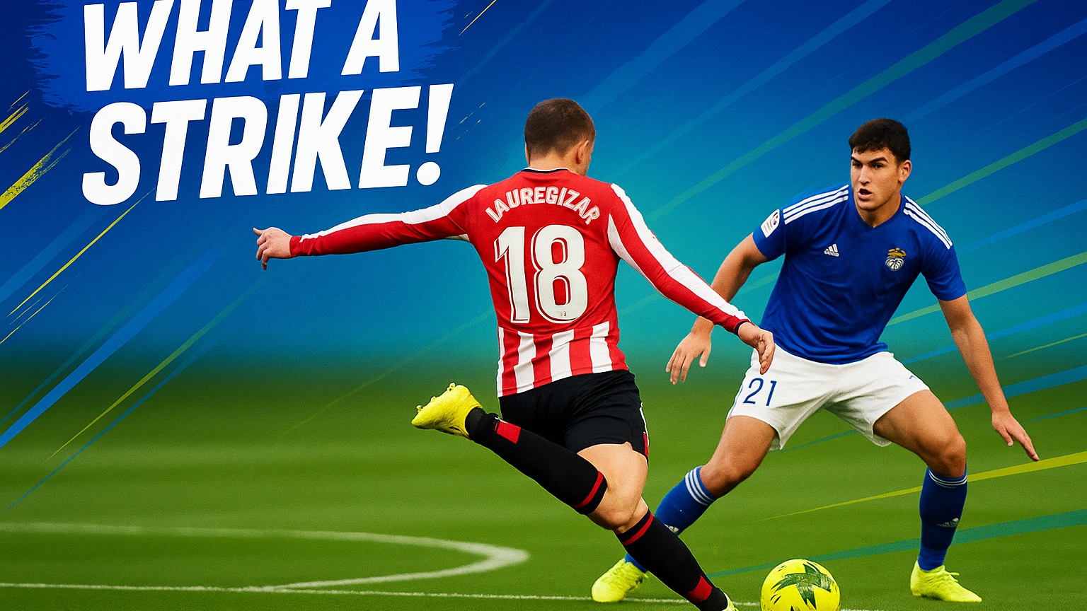 Mikel Jauregizar launches an absolute stunner to equalise 