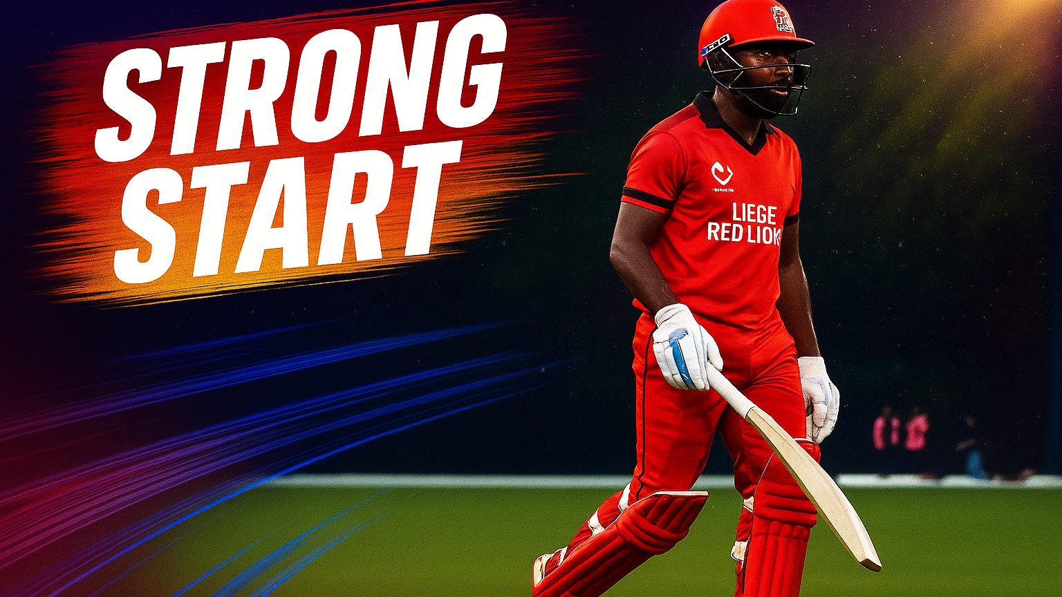 Liege Red Lions reach 82/6 before rain plays spoilsport | Match 7