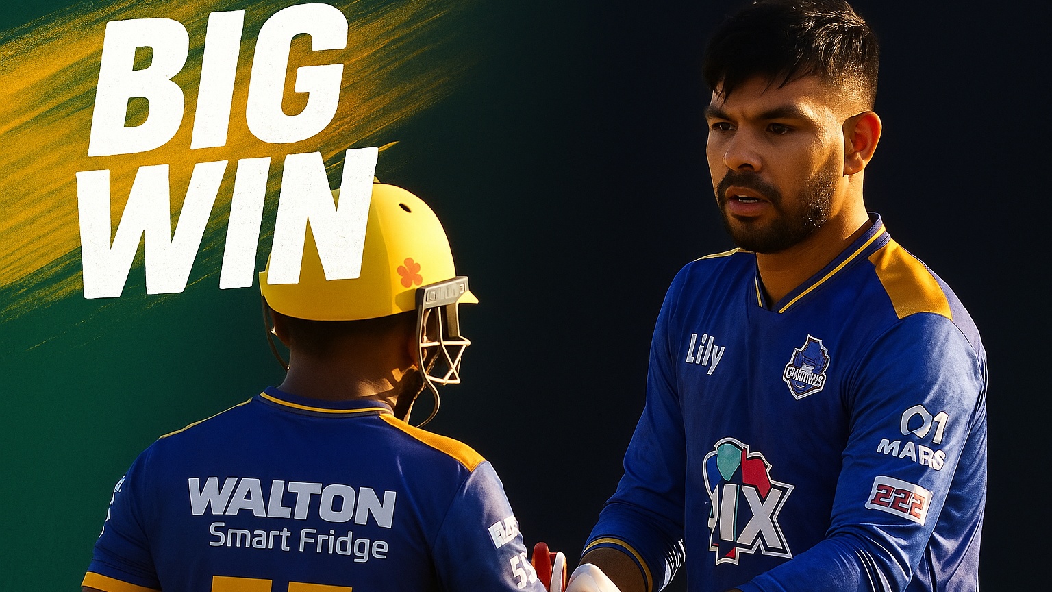 Dhaka Capitals beat Rajshahi Warriors by 5 wickets | Match 3