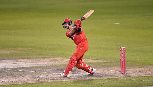 5 fours & 2 sixes in Livingstone's 65 vs Durham
