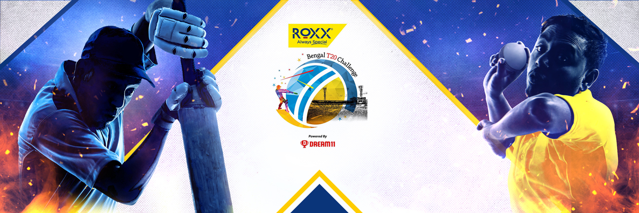 Match #21 - t20 of roxx bengal t20 challenge: east bengal club vs calcutta customs club banner