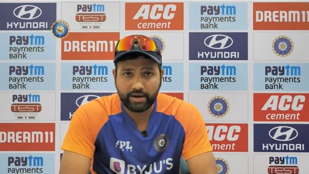 Rohit Sharma's reaction after India finish day two of fourth Test