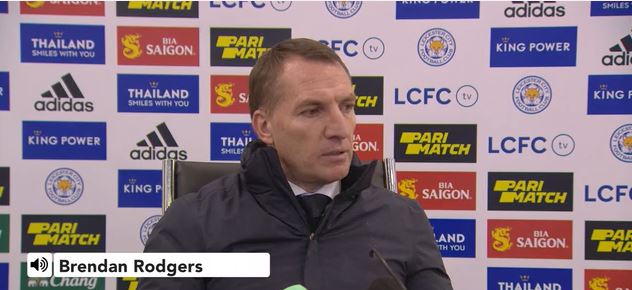 'Leicester calm in 2nd place' - Rodgers