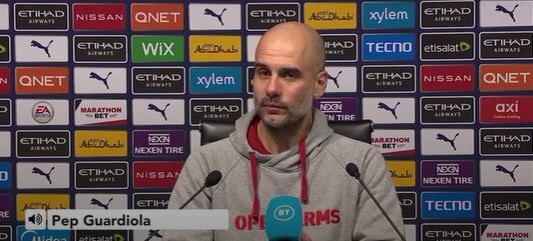 Man City's focus is on Man Utd, says Pep Guardiola