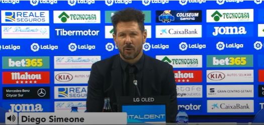 We have two massive giants behind us, says Diego Simeone