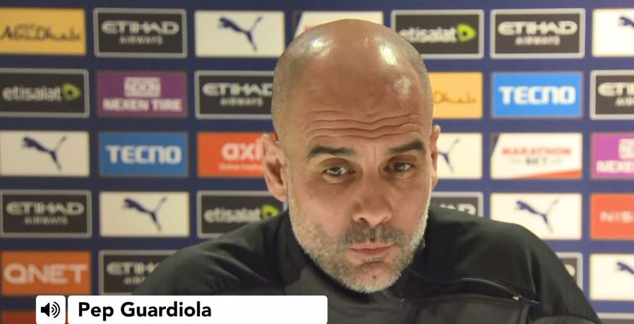 'We're not getting depressed over defeat to Manchester United' - Guardiola