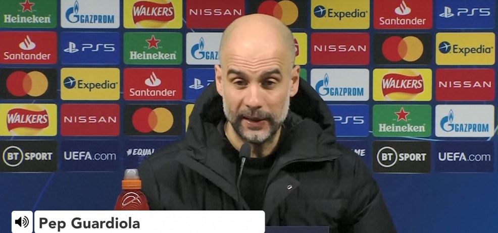 Guardiola is happy to make it to the next step in Champions League